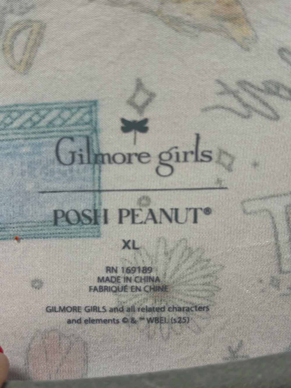 Gilmore Girls x Posh Peanut NWT size XL Women’s Pajama Top Bamboo Lightweight - Picture 11 of 15